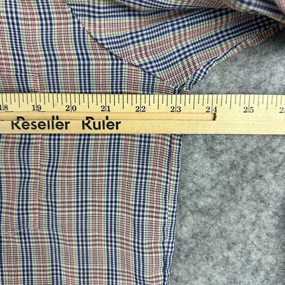 Vintage 70's Sutton Collection Shirt Mens (16-33) Plaid Long Sleeve Button-Down - Picture 8 of 8